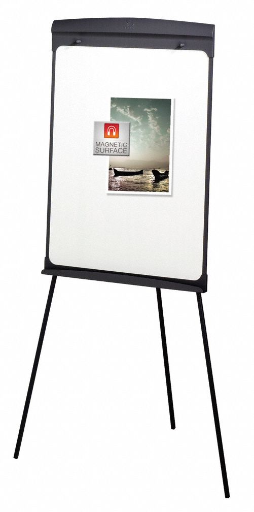 QUARTET GlossFinish Steel Dry Erase Board, Easel Mounted, Portable