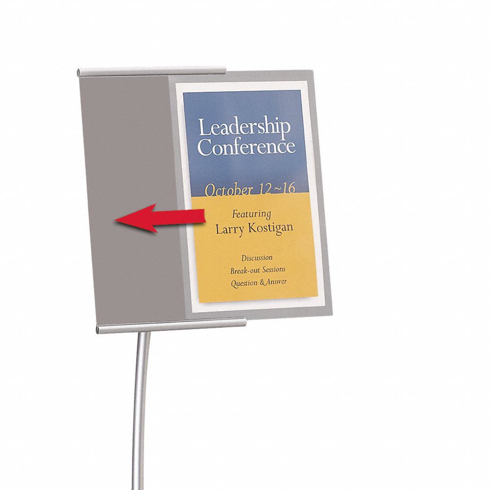QUARTET Sign Stand 30P0627922 Grainger