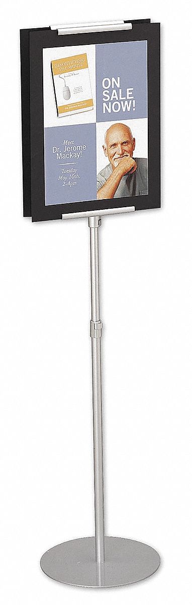 30P063 - Adjustable Sign Stand 44 to 73 In