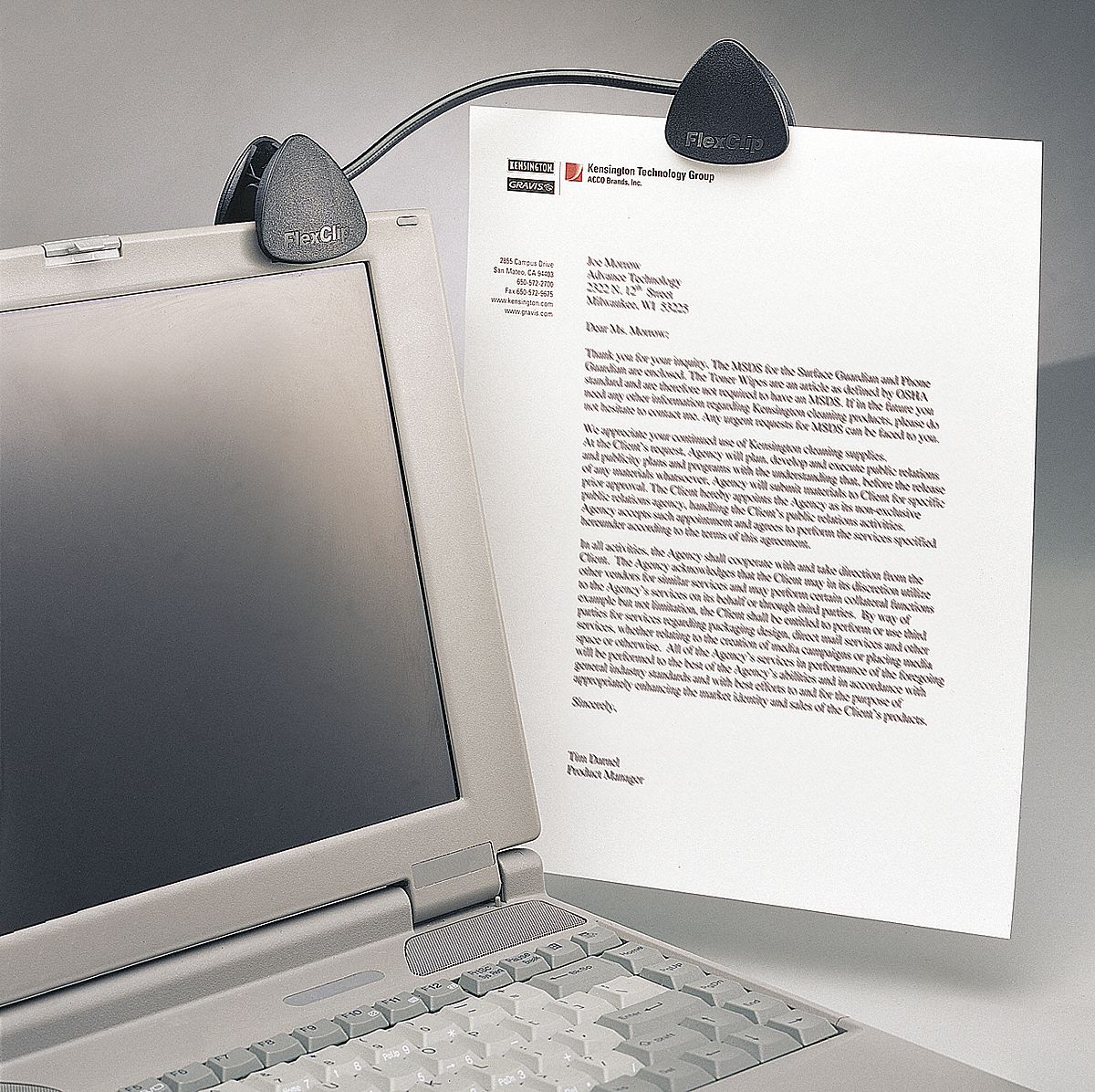 KENSINGTON, Clip Mounting, Copy Holder 30P088K62081BF Grainger