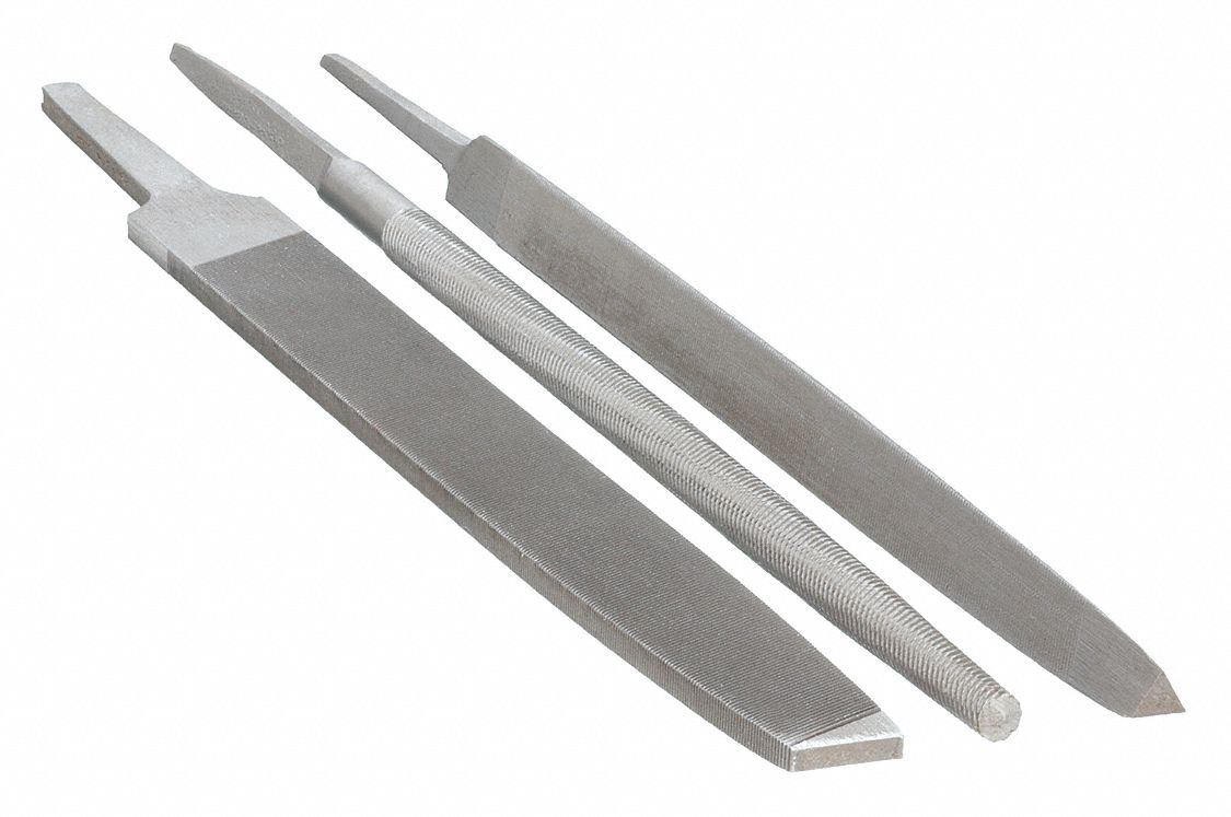 6 in Mill Bastard/6 in Round Bastard/6 in Slim Taper, Includes Handle