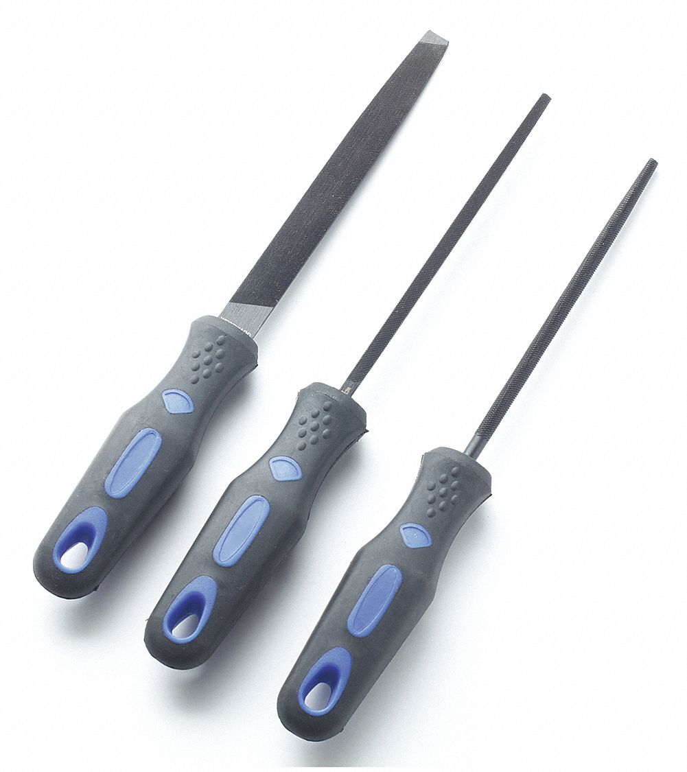 WESTWARD 6 in American Pattern File Set with Black Finish; Number of Pieces 3 30PA5430PA54