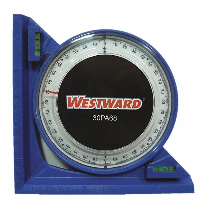 WESTWARD, 90°, Increments 0° to 90° in Quadrant, Angle Finder 30PA68