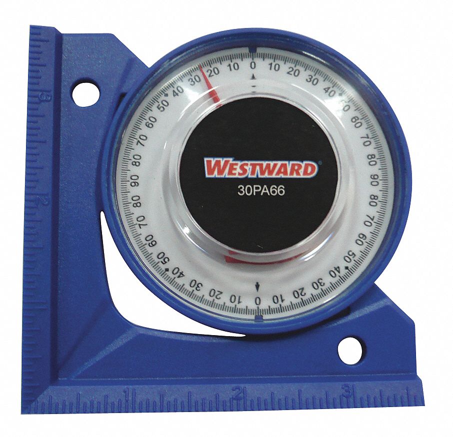 ANGLE FINDER,90 DEG.,5 IN.,BLUE