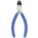 DIAGONAL CUTTING PLIER, SEMIFLUSH, NARROW, ⅞ IN JAW L, ⅝ IN JAW W, 5¼ IN OVERALL L