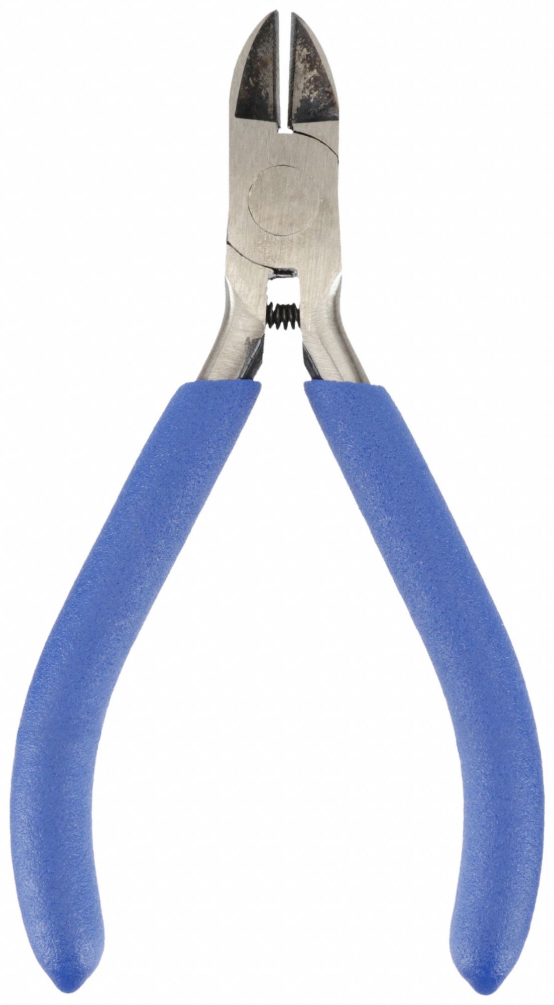 DIAGONAL CUTTING PLIER, SEMIFLUSH, NARROW, ½ IN JAW L, ½ IN JAW W, 4¼ IN OVERALL L