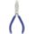 BENT LONG NOSE PLIER, ESD-SAFE, 2 IN MAX JAW OPENING, 4⅜ IN OVERALL L, 1⅛ IN JAW L, SERRATED