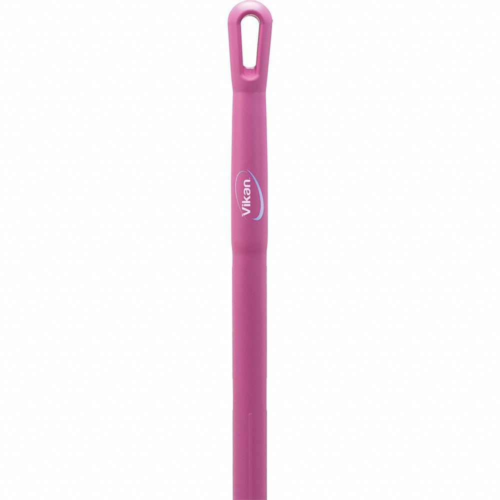 VIKAN Color Coded Handle: Threaded, European, Aluminum, 51 in Lg, 1 1/4 ...