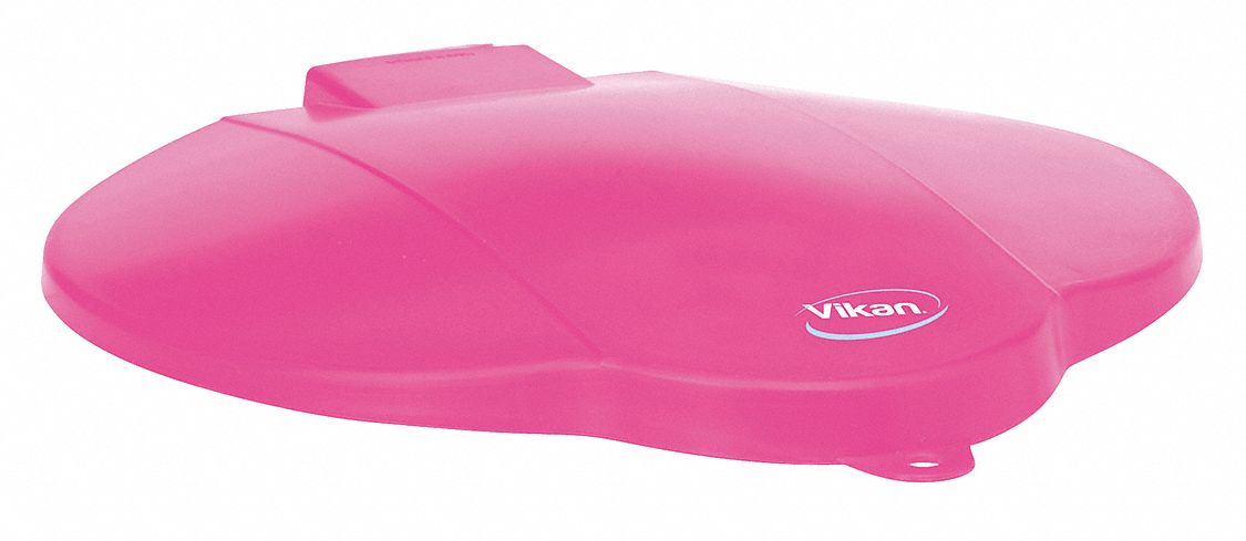 PAIL LID,PINK,12 1/4 IN DIAMETER
