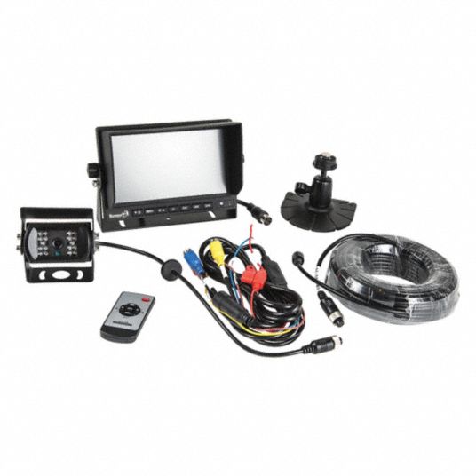 BUYERS PRODUCTS Rear View Camera System, 7 in. Monitor - 30PD21|8883000 ...