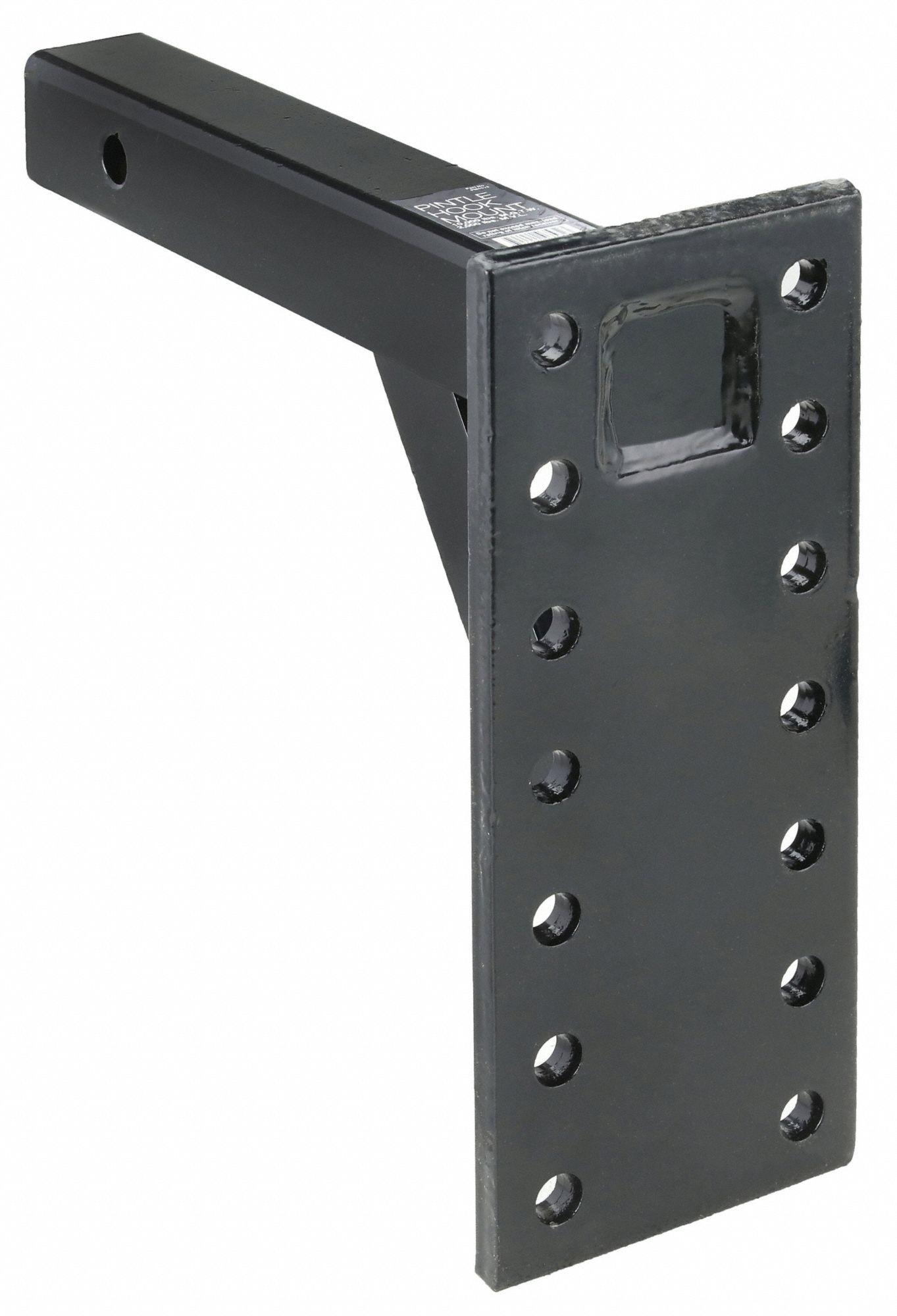 Pintle Hook Mount: 10, 000 lb Gross Vehicle Wt Capacity, 2 in x 14 1/2 in