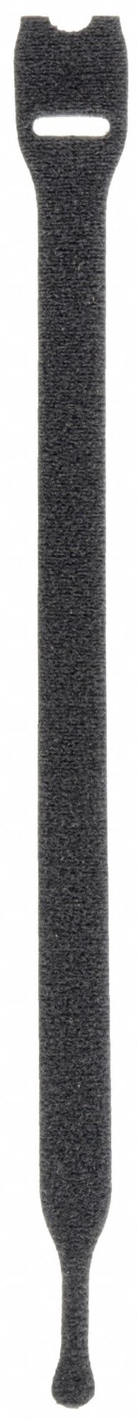 HOOK-AND-LOOP CABLE TIE, 12 IN L, 3.50 IN, 0.75 IN W, NYLON/POLYPROPYLENE, 600 PK
