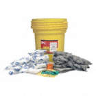SPILL KIT, 30 GALLON ABSORBED PER KIT, GOGGLES/NITRILE GLOVES, YELLOW