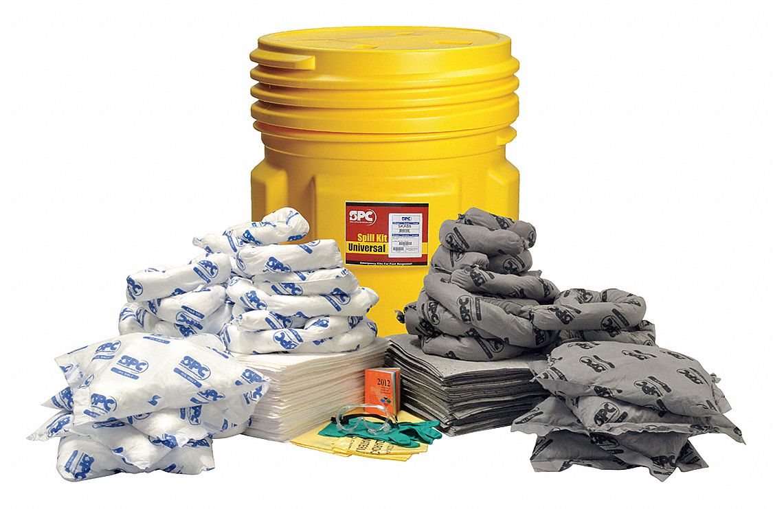 SPILL KIT,DRUM,95 GAL,YELLOW