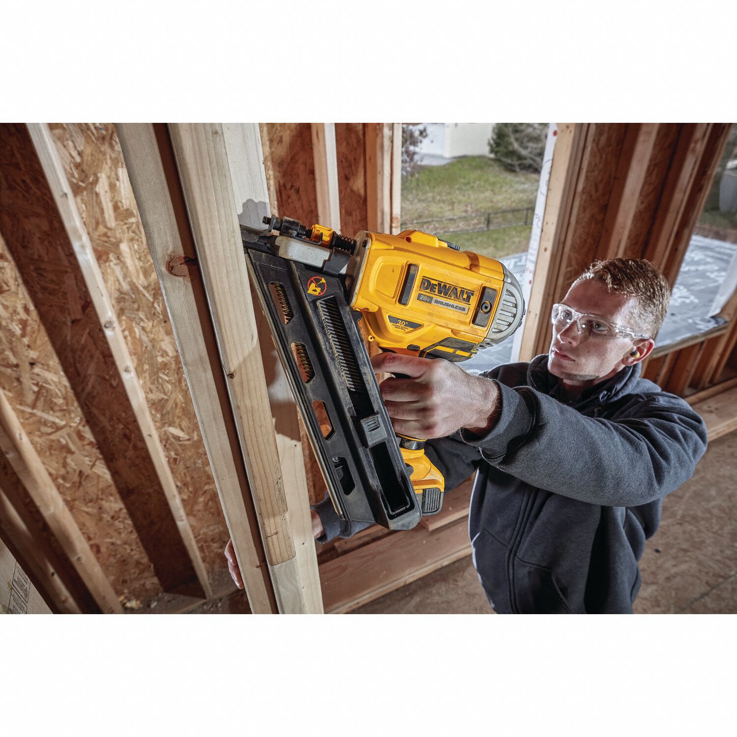 DEWALT Nail Gun Framing, Combo, For 0.113 in to 0.131 in Nail Shank