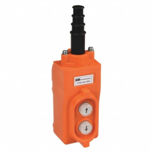 KH INDUSTRIES, Up/Down, 1NO, Pendant Push Button Station 30PL73CPA02