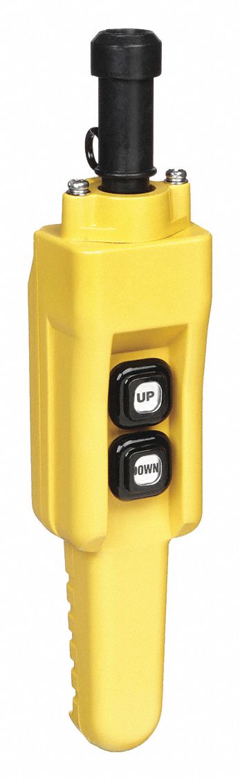 Pendant Control Station: (2) Push Buttons, 1NO, Up/Down, NEMA 4/4X, (2) Push Buttons