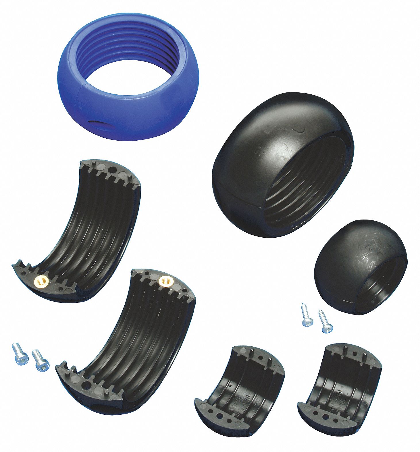 TUBING PROTECTOR, 1¼ IN NOMINAL SIZE, CHEMICAL RESISTANT, BLACK, POLYAMIDE