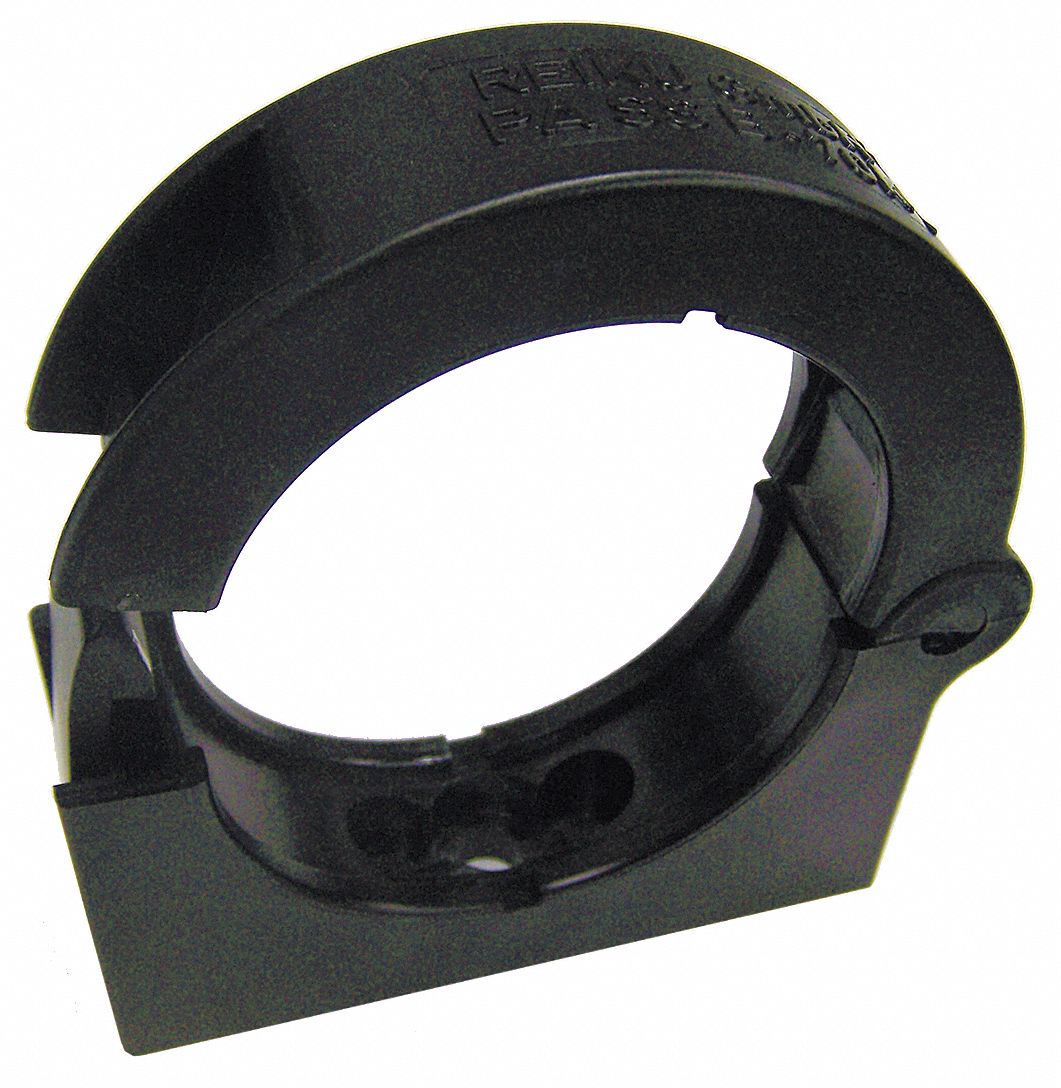 GRIPPING CLAMP, 2¼ IN NOMINAL SIZE, CHEMICAL RESISTANT, BLACK, POLYAMIDE