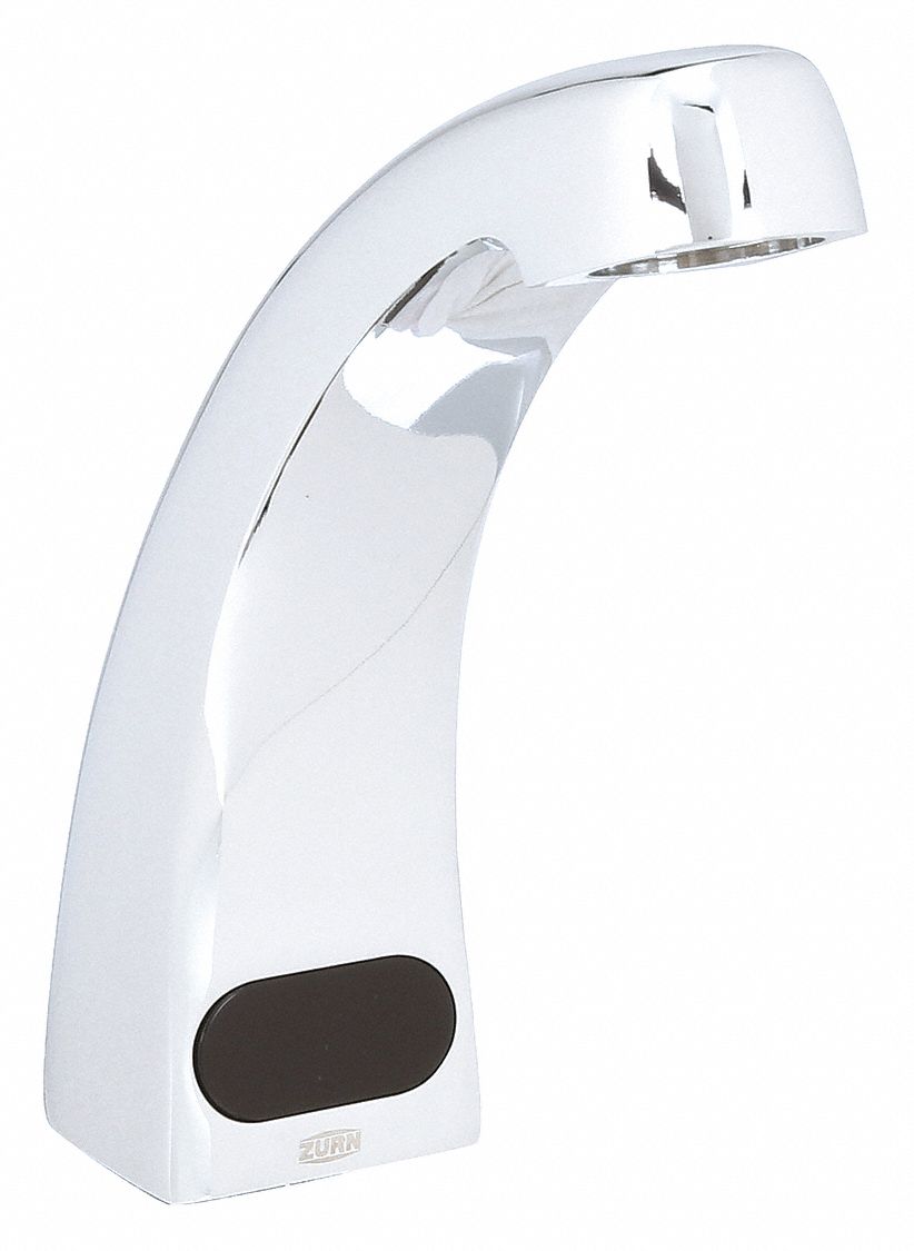 Spout: AquaSense®, Spout, Arc, Brass, Chrome, Aerated, Spout Body Assembly and Sensor