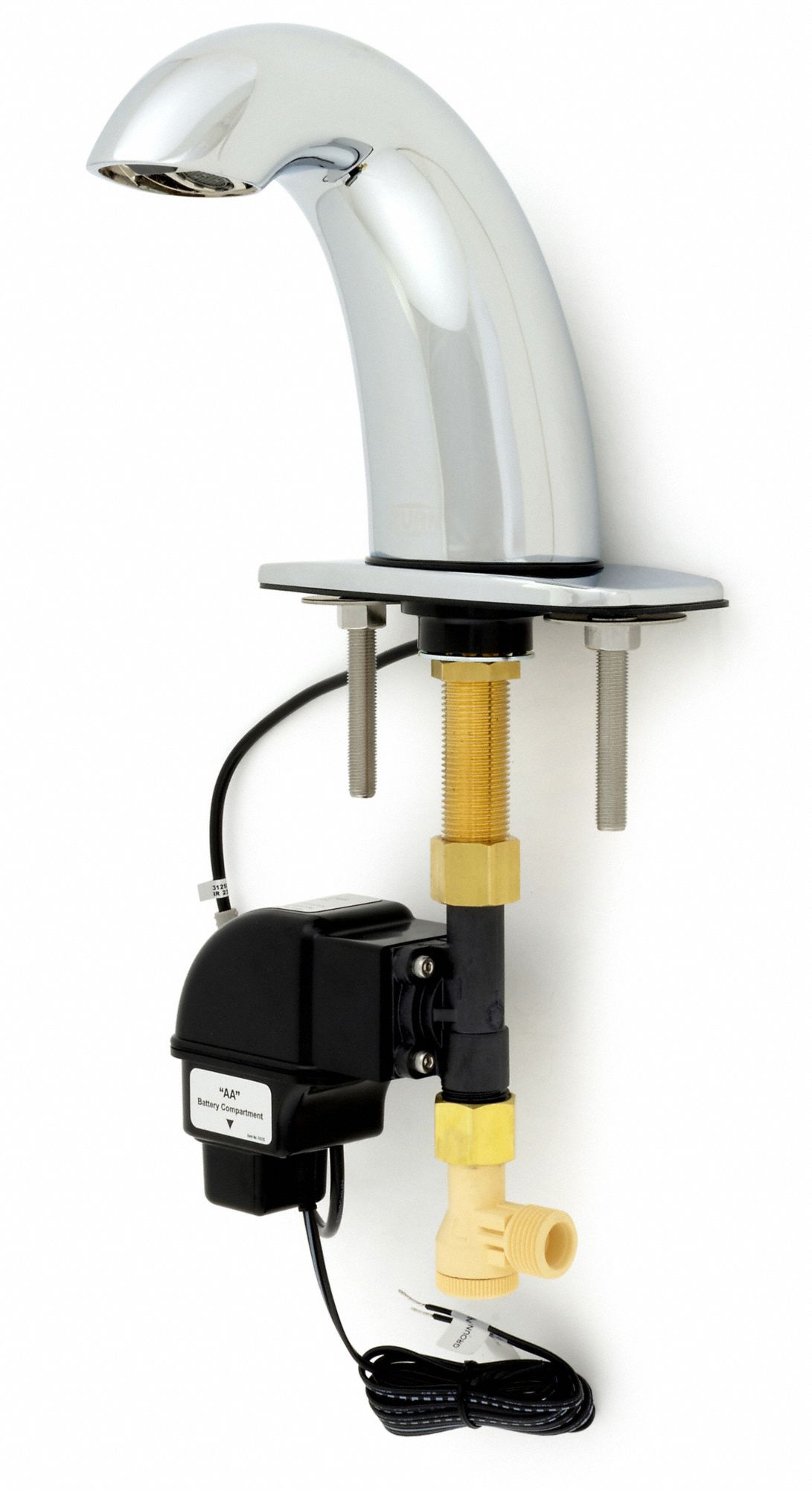 ZURN Chrome, Low Arc, Bathroom Sink Faucet, Motion Sensor Faucet