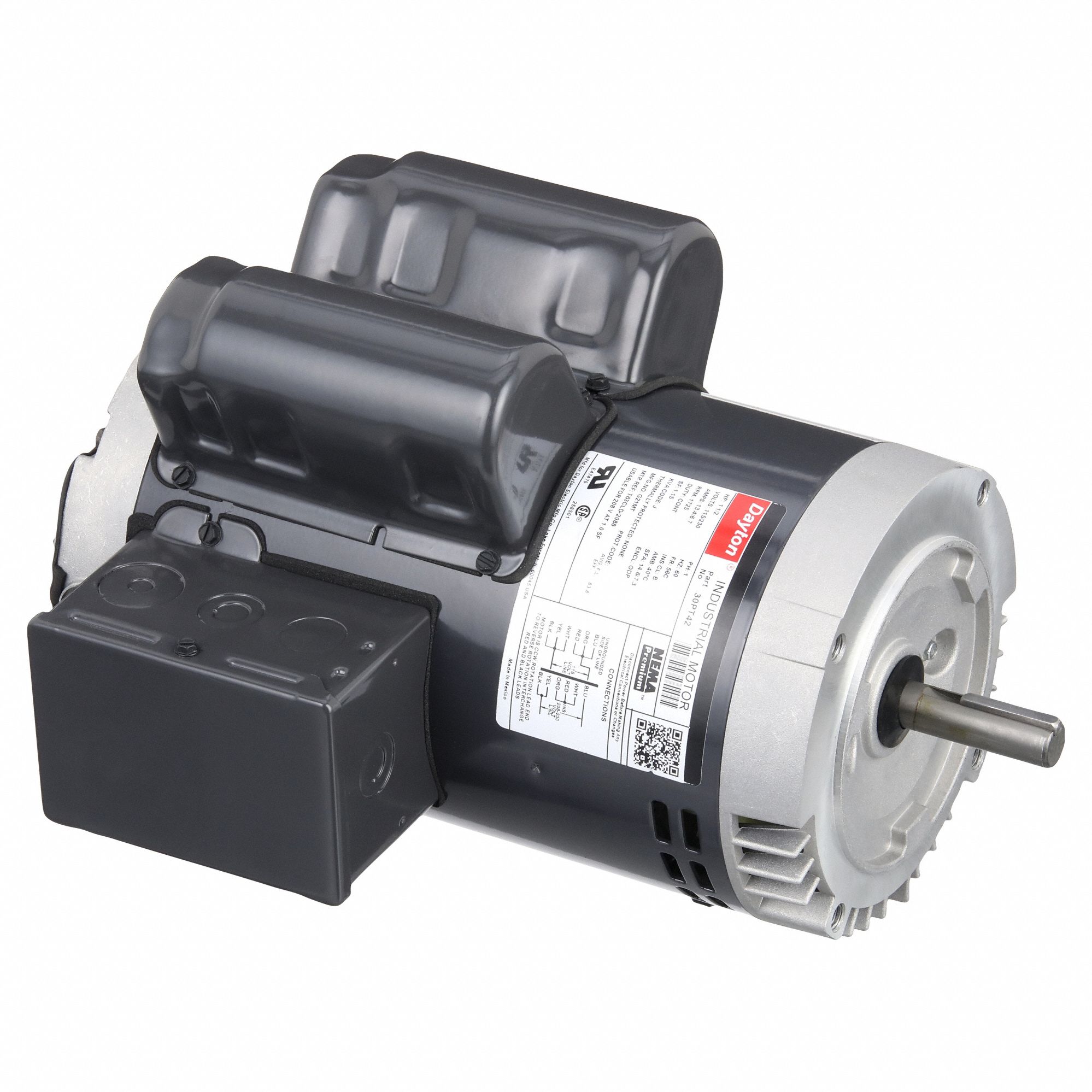 MOTEUR UG,1 1/2HP,1725TR/MN,115/230V,56C