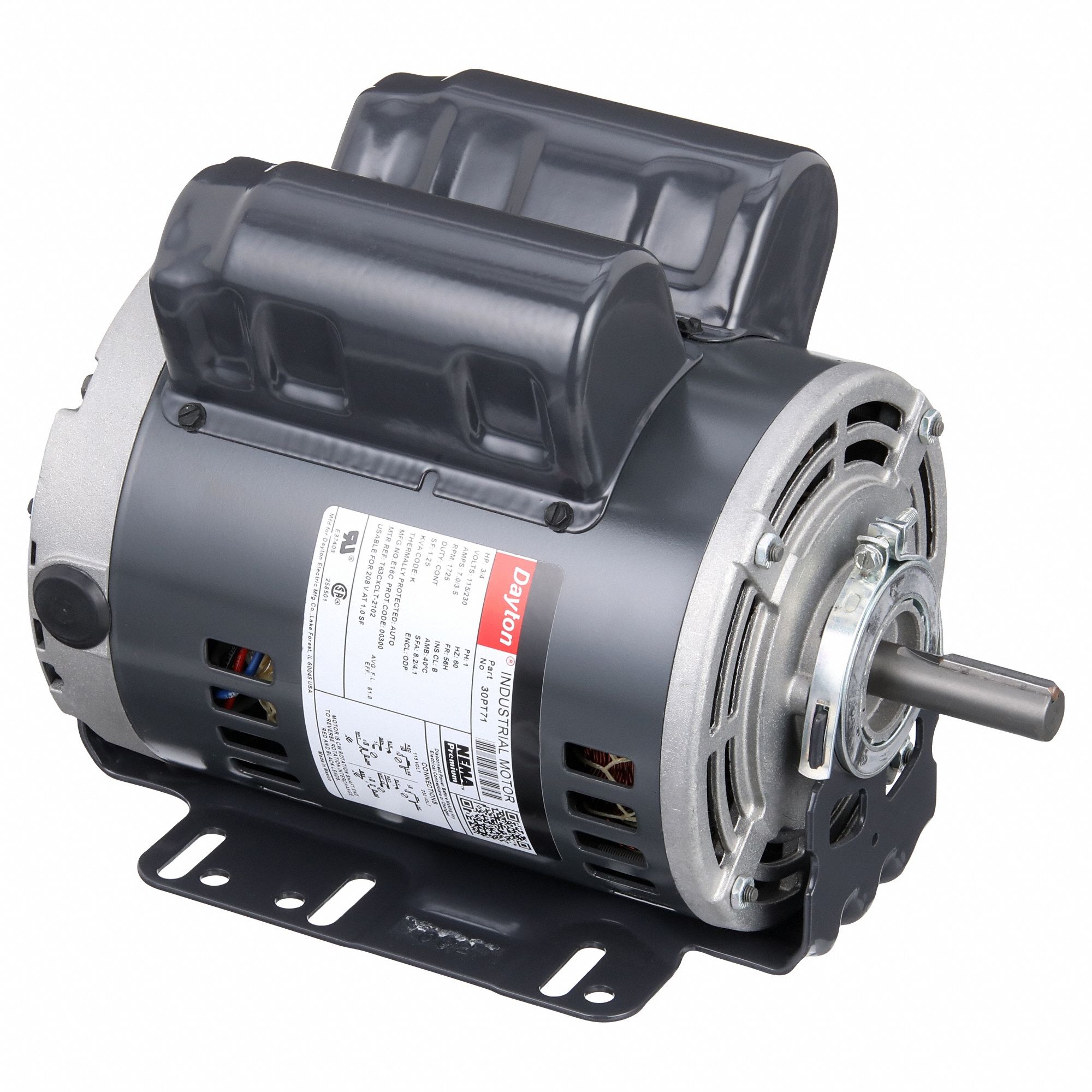 MOTEUR UG,3/4HP,1725TR/MIN,115/230V,56H