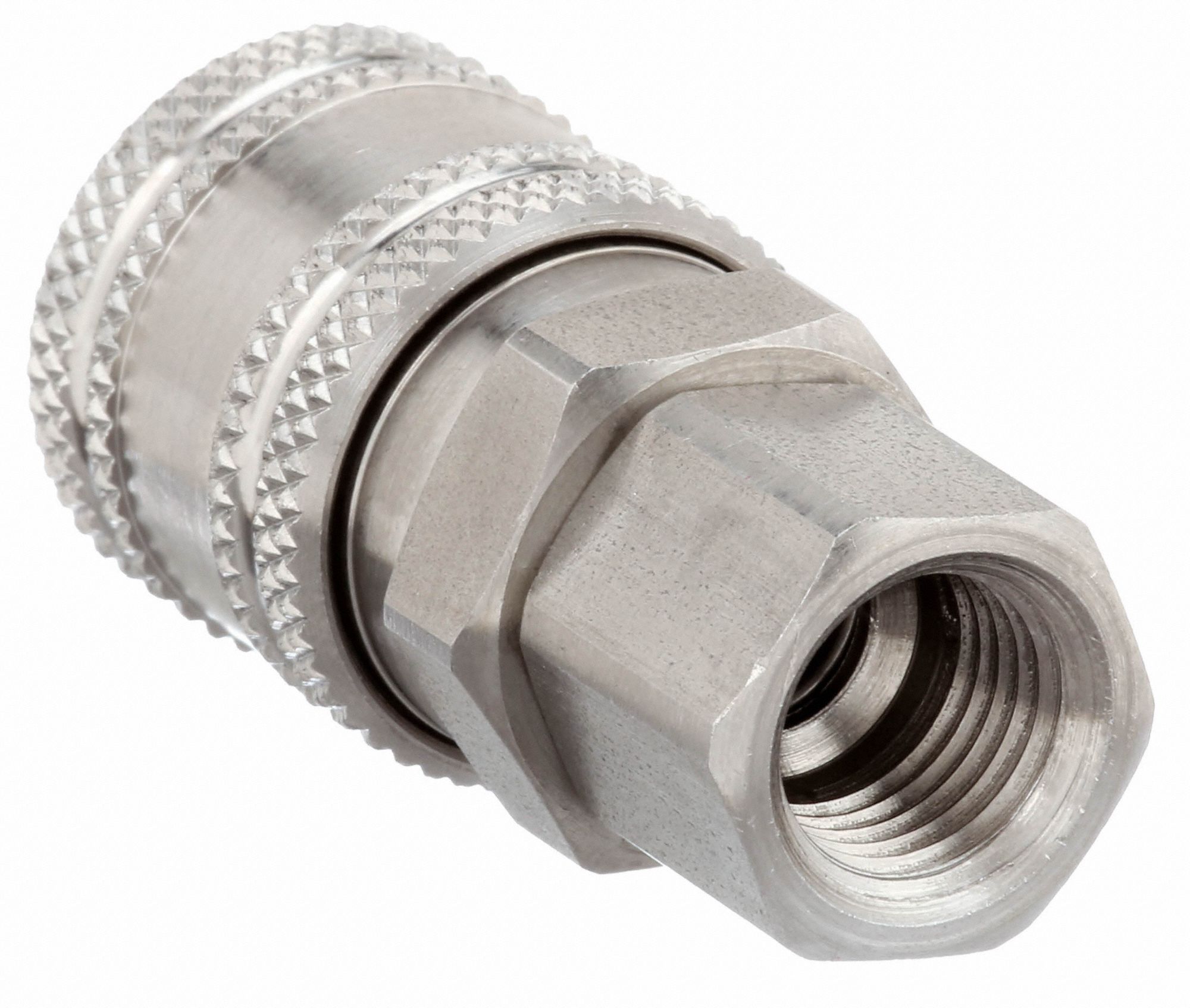 PARKER Quick Connect Hose Coupling 1/4 in Body Size, 1/4 in Hose