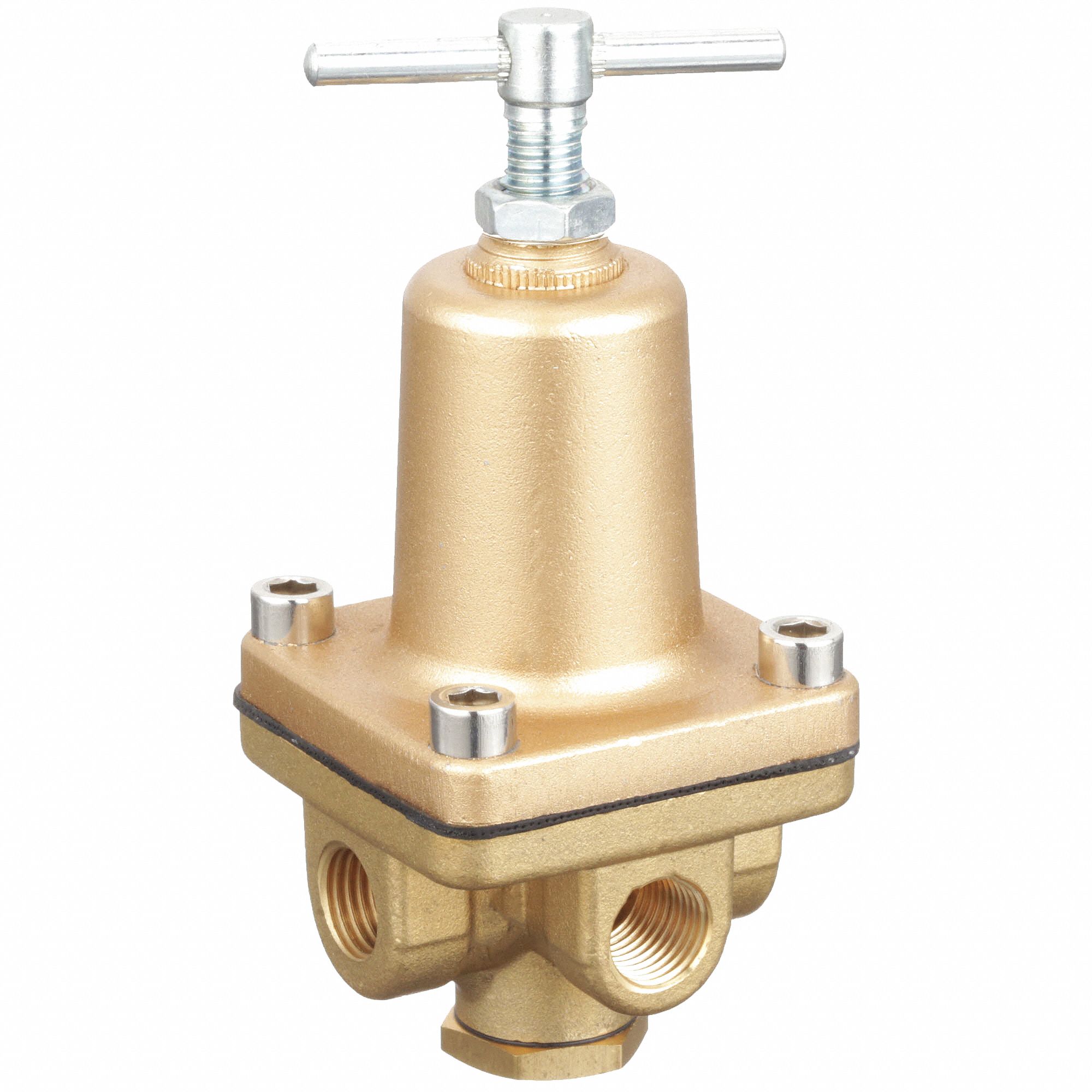 3Way Brass, Brass, Pressure Regulator 30PV1230PV12 Grainger