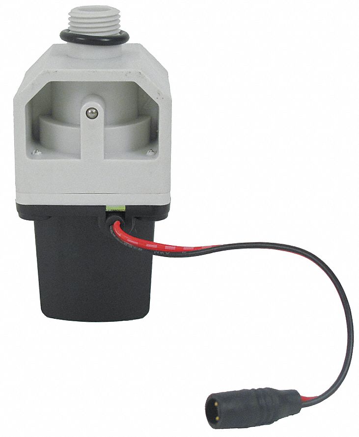 Solenoid Valve: Plastic, Unfinished, 1 1/2 in Overall Lg