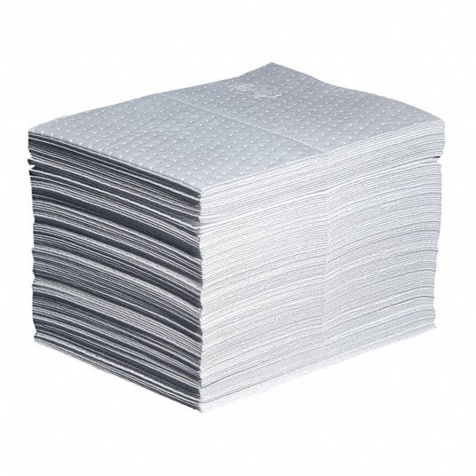 PIG, 28 oz Volume Absorbed Per Pad, 22 gal (100 Pads), Absorbent Mat Pad -  30PV57