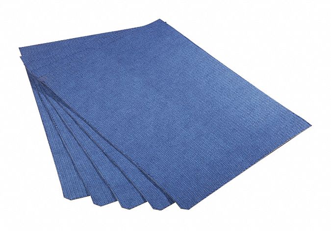 DOUBLURE DE BOÎTE À OUTILS ABSORBANTE À DOS ADHÉSIF, 22 PO X 16 3/4 PO, POLYESTER, POLYPROPYLÈNE, 2 GAL PAR PAQUET, BLEU