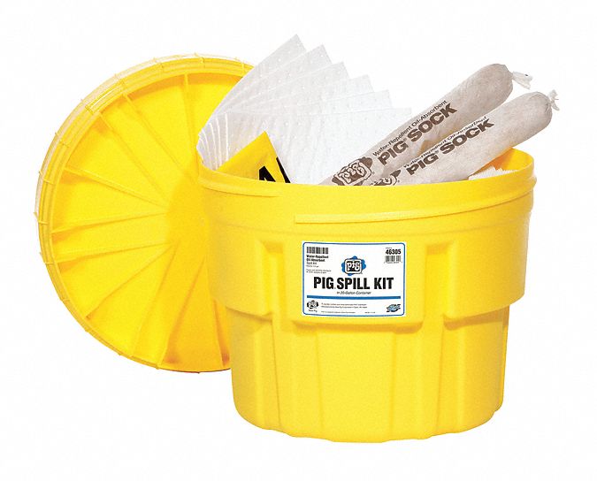 Spill Kit,  Oil-Based Liquids,  Yellow