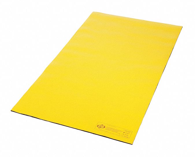 JOINT DE COUVERCLE DE DRAIN, 54 PO X 30 PO, URÉTHANE, VINYLE, 0 ° F - 160 ° F, NOIR/JAUNE