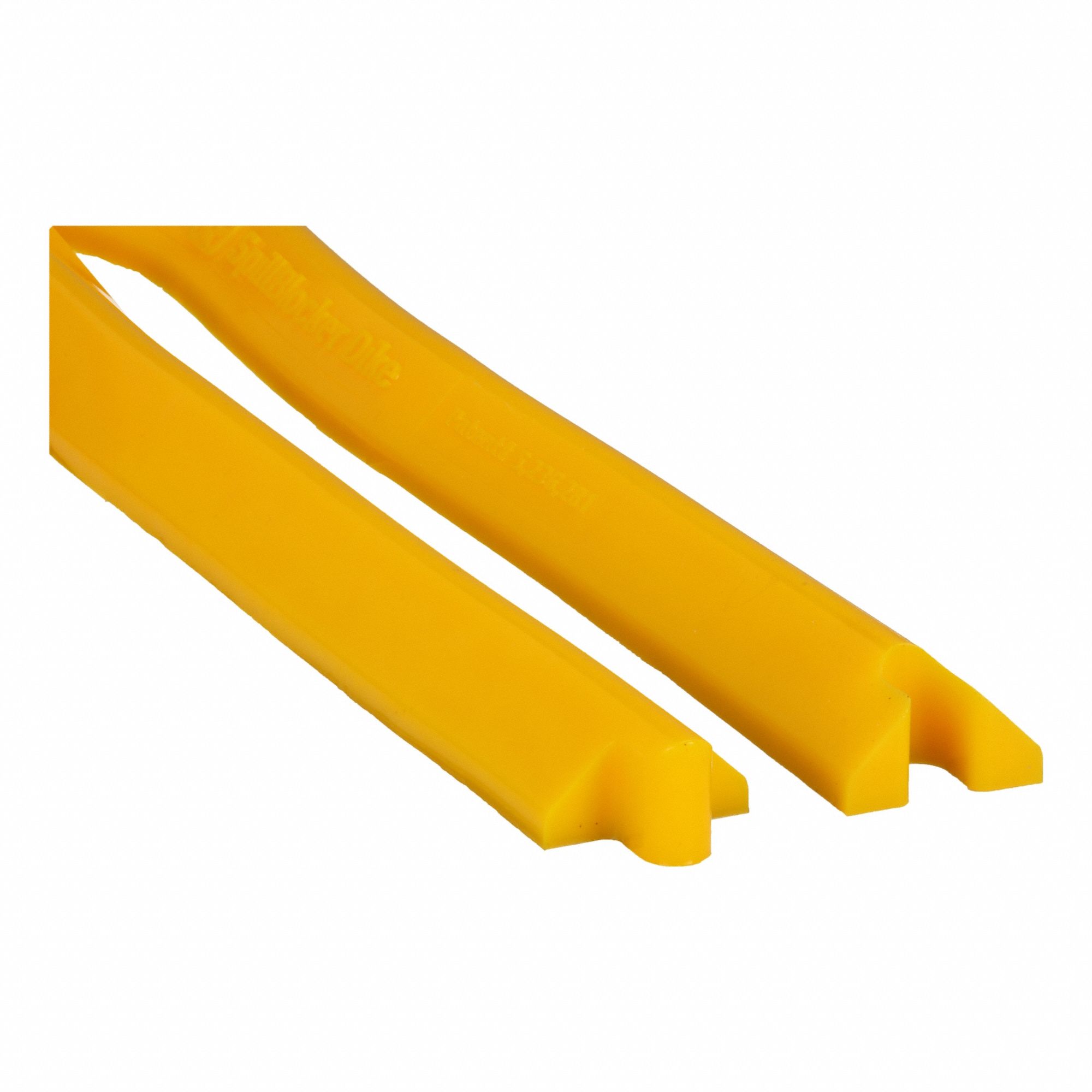 Spill Dike: Polyurethane, Yellow, 10 ft Lg, 1 3/8 in Ht, 0°F – 160°F