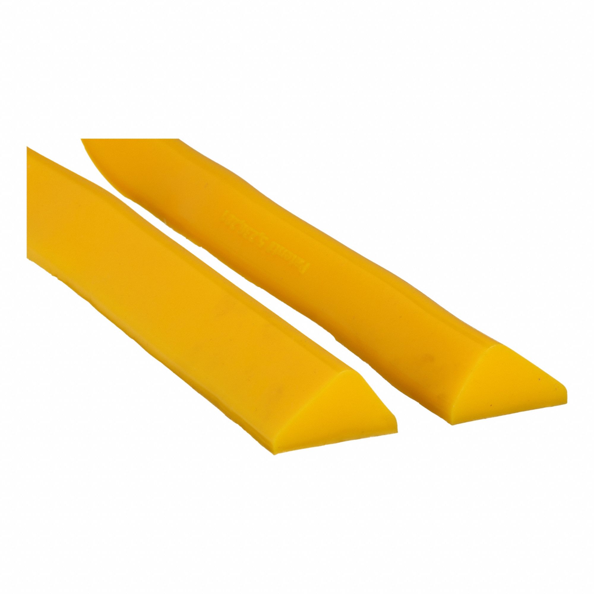 Spill Dike: Polyurethane, Yellow, 4 ft Lg, 1 1/2 in Ht, 0°F – 160°F