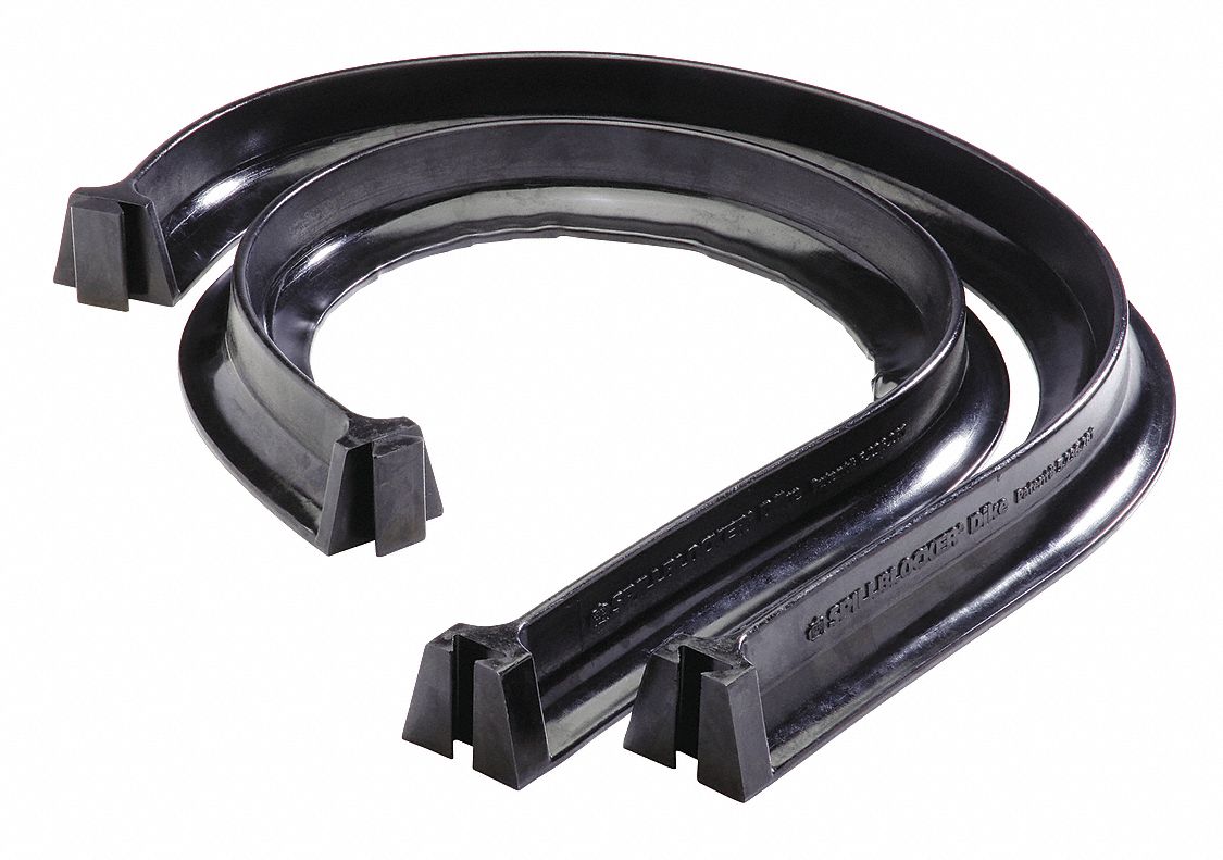 PIG Barrier Dike, Black, 60 in x 3 1/2 in x 3 in 30PW64PLR267BK