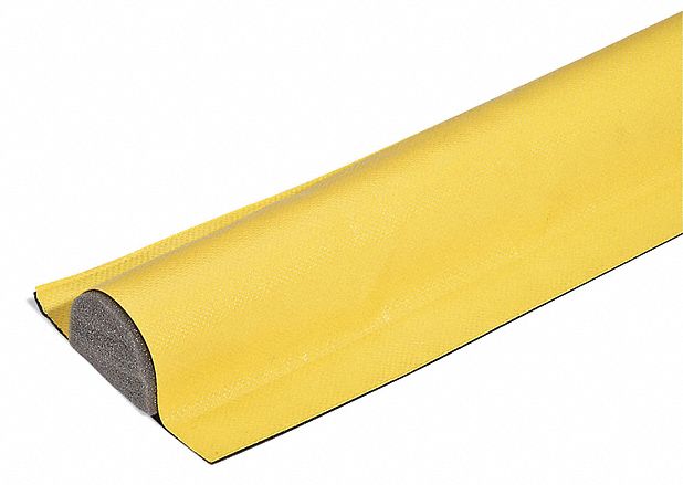 SPILL CONTAINMENT BERM, 15 FT X 4.5 IN X 1.5 IN, 1 STRAIGHT SECTION, YELLOW