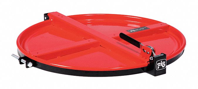 PIG LATCHING DRUM LID RED