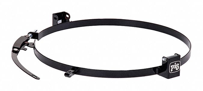 FAST-LATCH RING FOR LATCHING DRUM, FOR 55 GAL DRUM CAPACITY, LEVER LOCK, STEEL OPEN HEAD DRUMS