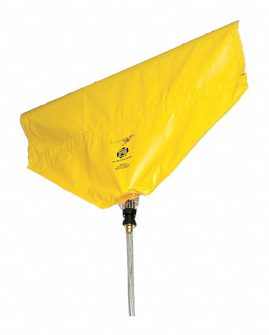 Leak Diverter Tarp: 28 1/2 in Lg, 16 in Wd, Hook and Loop Leak Diverter Mounting, Polyester/PVC