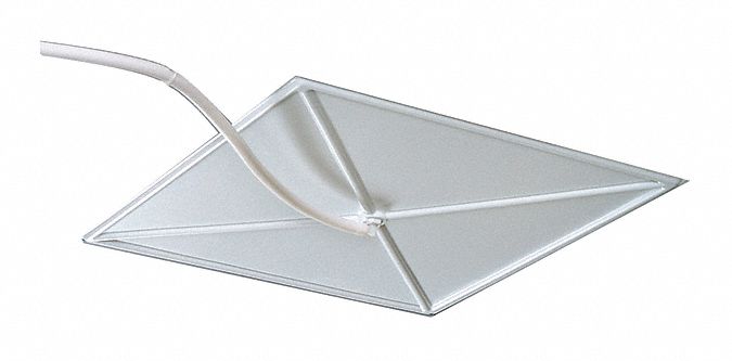 Ceiling Diverter 2 Ft X 2 Ft Ceiling Clips White Polyethylene