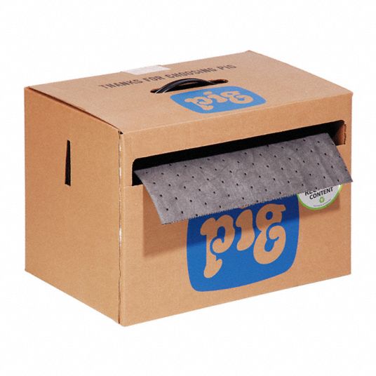 Pig 9 Gal 10 In X 15 In Perforated Size Absorbent Roll 30py94