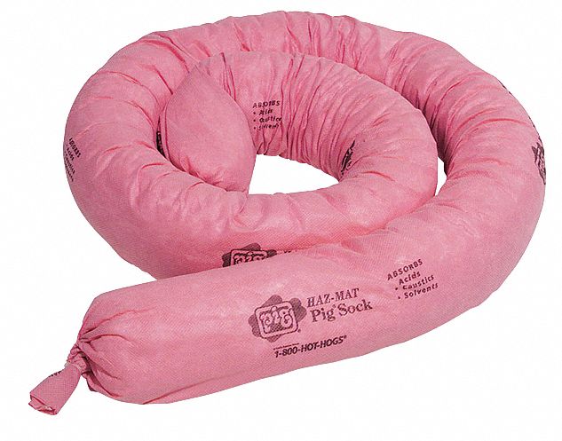REMBLAI TUBULAIRE ABSORBANT, 10 PI X 5 PO, 18 GAL PAR PAQUET, ROSE