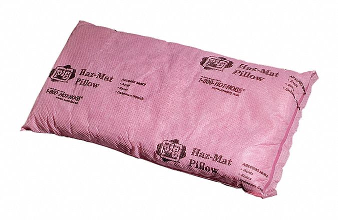 ABSORBENT PILLOW,PINK,17 IN L,BOX,PK10