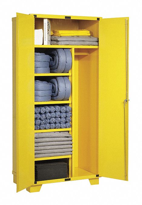 SPILL KIT,60 GAL ABSORB,YELLOW