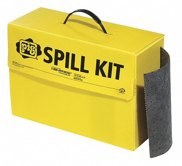 PIG Spill Kit/Station, Box, Universal, 3.5 gal 30RD64KIT281 Grainger