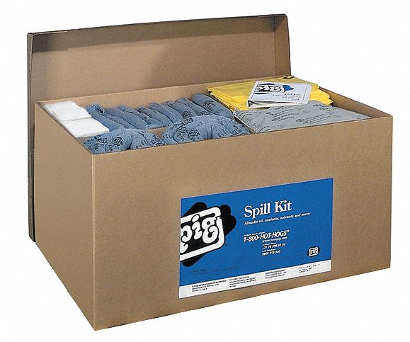 SPILL KIT REFILL,143 GAL ABSORB,BROWN