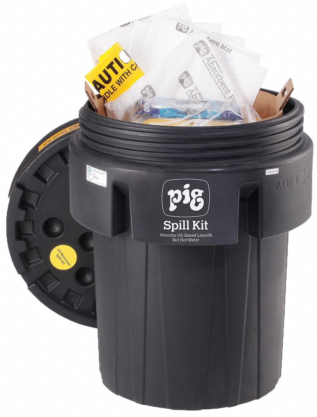 Spill Kit,  Oil-Based Liquids,  Black