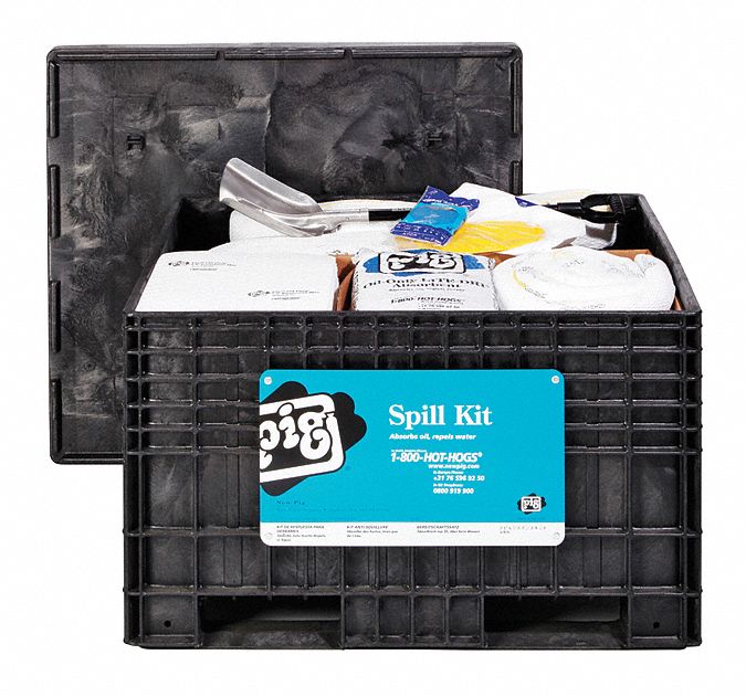 TROUSSE DEVERSEMENT,119 GAL,ABSORB,NOIR